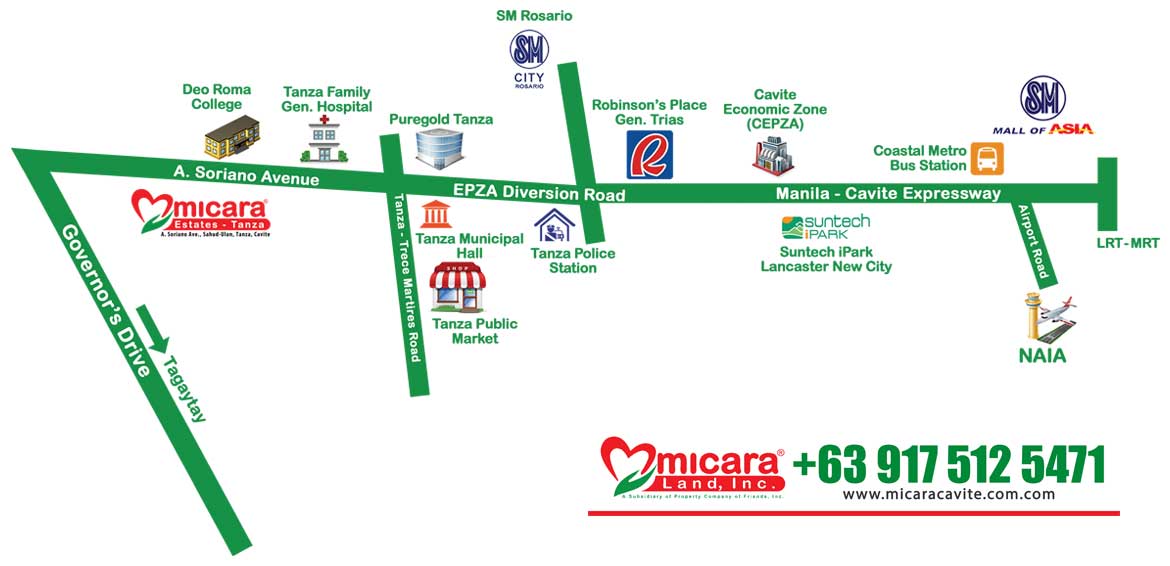 micara-estates-cavite-micara-homes-for-sale-in-tanza-location-map